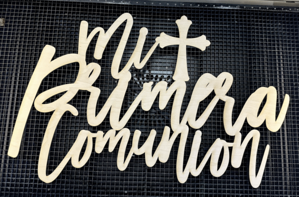 Mi Primera Communion Wood Sign