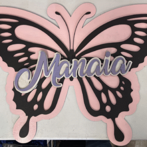 Butterfly Wood Sign